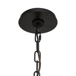 Antique Wood Beaded Empire Chandelier