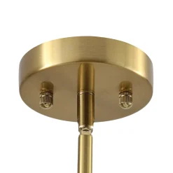 Bloom Brass Cluster Opal Glass Globe Bubble Chandelier