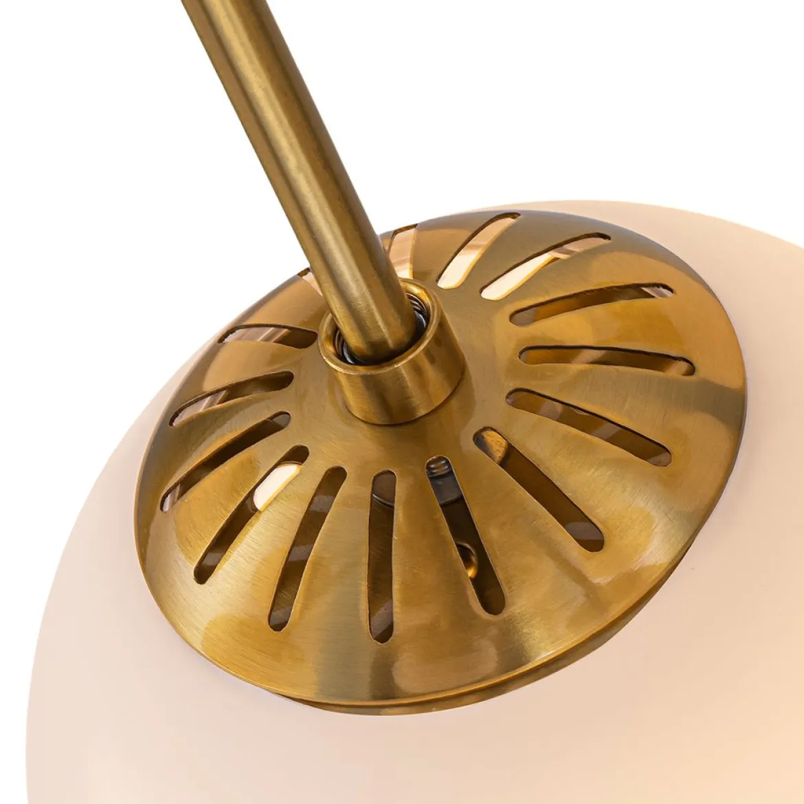 Bloom Frosted Glass Bubble Sphere Sputnik Chandelier
