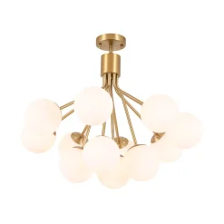 Bouquet Tiered Sputnik Pendant Frosted Glass Bubble Chandelier