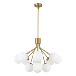 Bouquet Tiered Sputnik Pendant Frosted Glass Bubble Chandelier