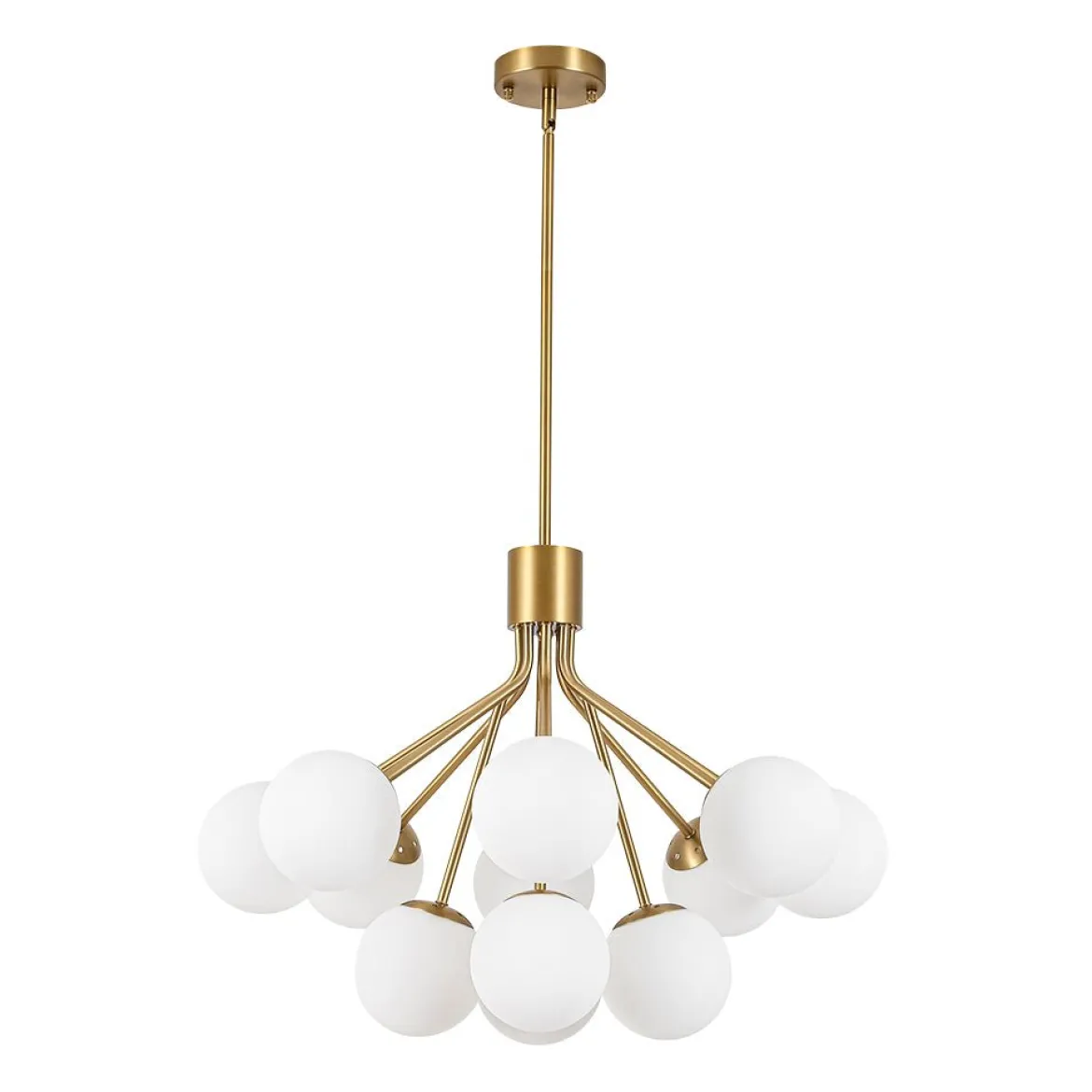 Bouquet Tiered Sputnik Pendant Frosted Glass Bubble Chandelier
