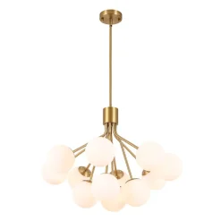 Bouquet Tiered Sputnik Pendant Frosted Glass Bubble Chandelier