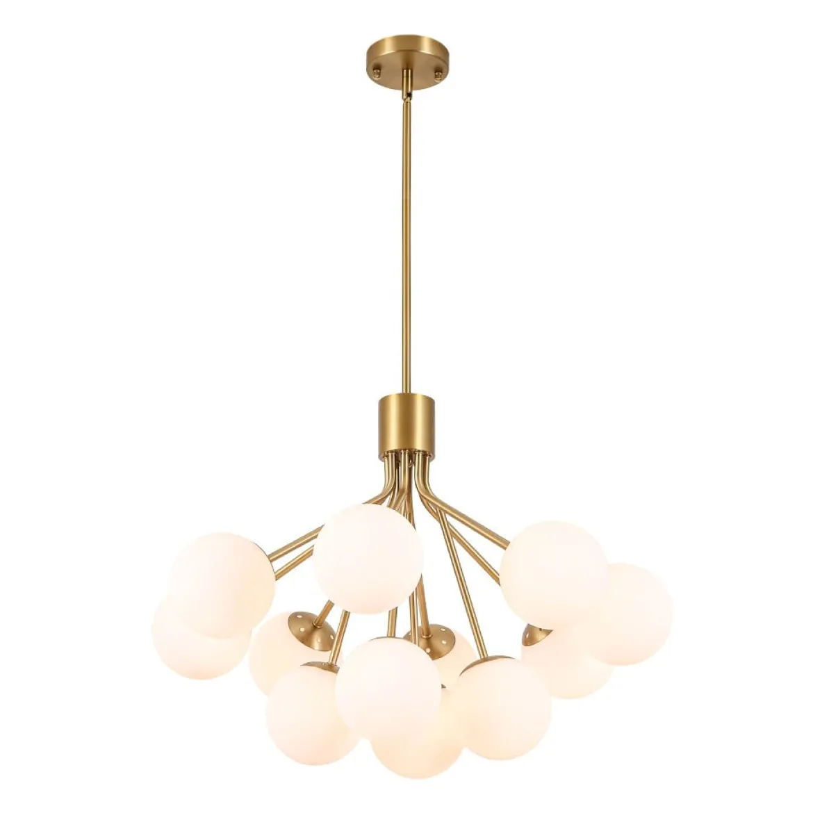 Bouquet Tiered Sputnik Pendant Frosted Glass Bubble Chandelier