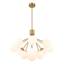 Bouquet Tiered Sputnik Pendant Frosted Glass Bubble Chandelier