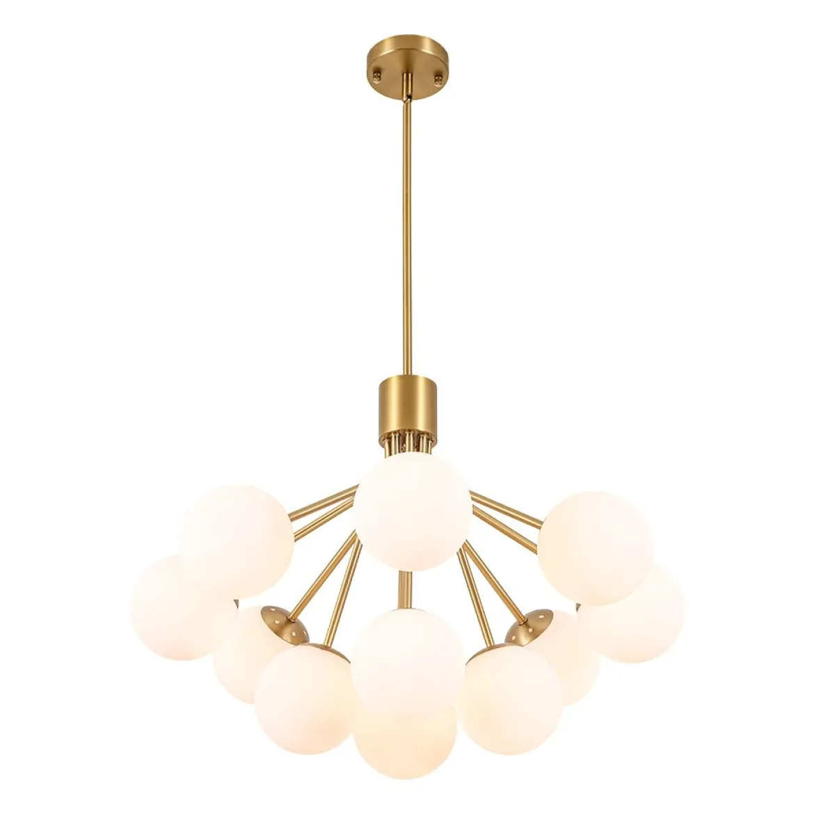 Bouquet Tiered Sputnik Pendant Frosted Glass Bubble Chandelier