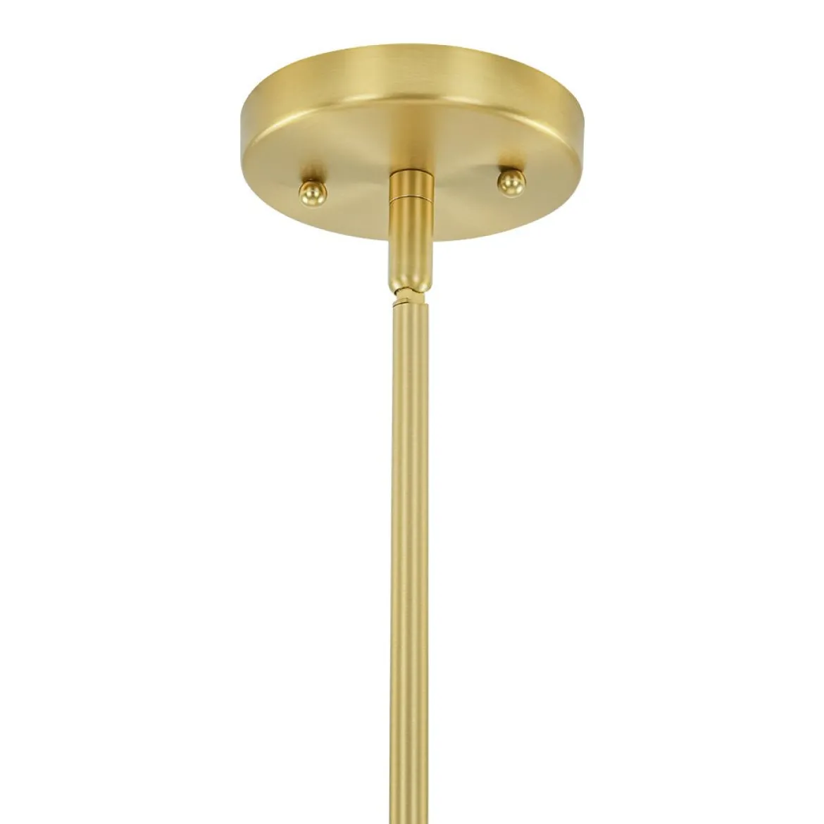 Brass Halo Shine Opal Glass Bubble Ring Chandelier