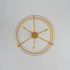 Brass 3-Light Ribbed Glass Drum Lantern Pendant Light