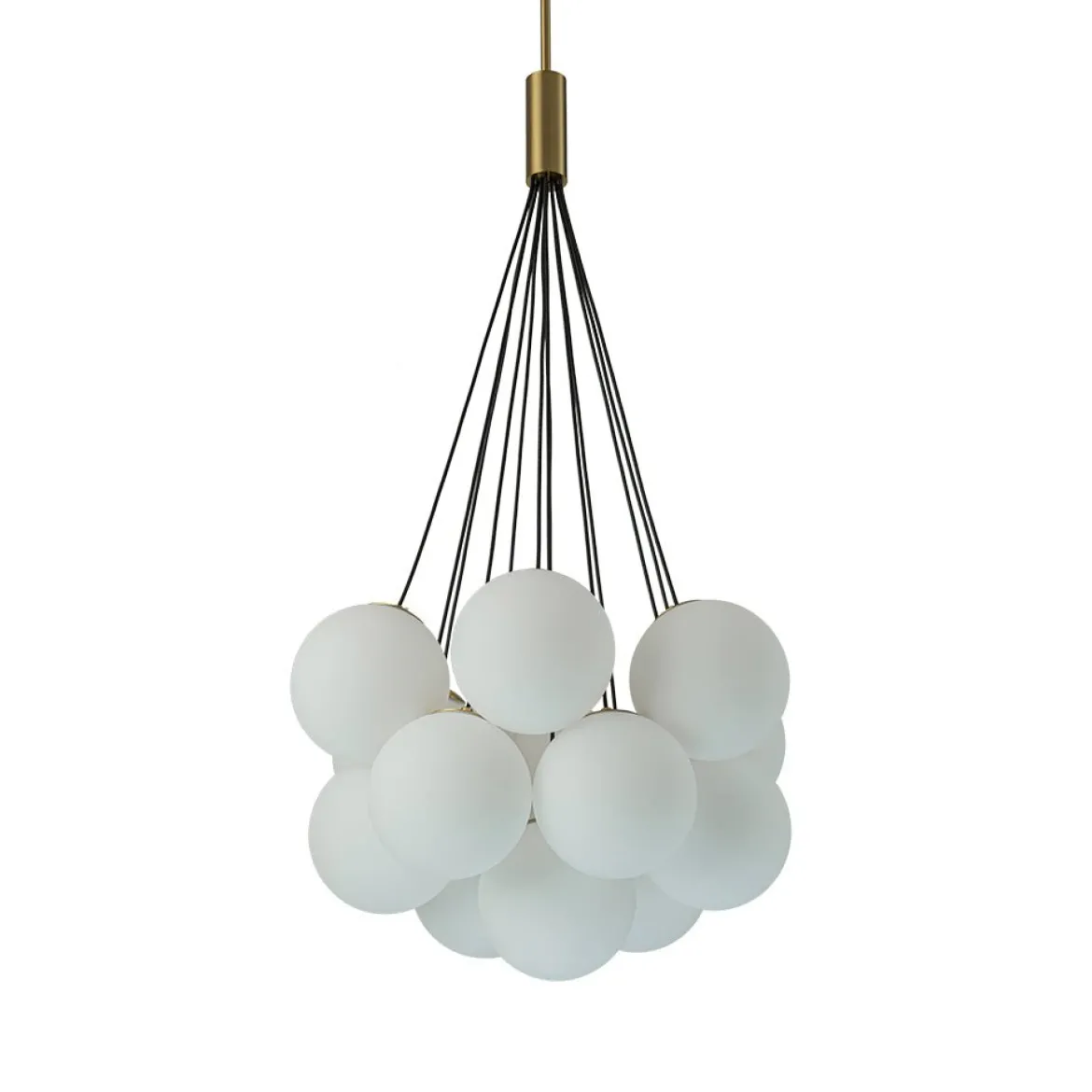 Cloud Style Opal Glass Cluster Bubble Chandelier Pendant Light