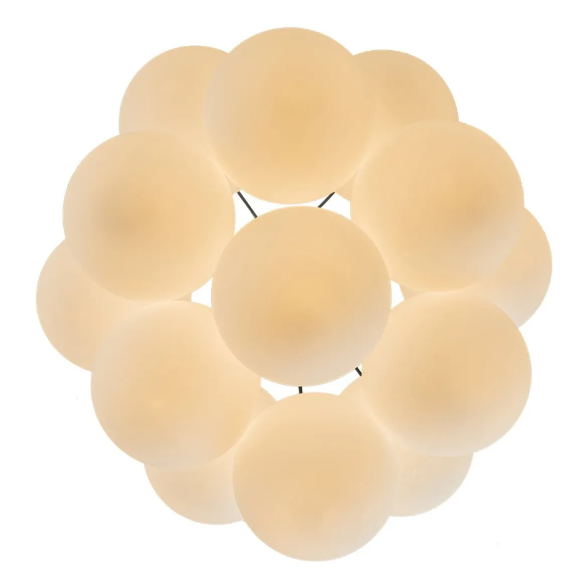 Cloud Style Opal Glass Cluster Bubble Chandelier Pendant Light