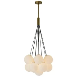 Cloud Style Opal Glass Cluster Bubble Chandelier Pendant Light