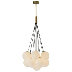 Cloud Style Opal Glass Cluster Bubble Chandelier Pendant Light