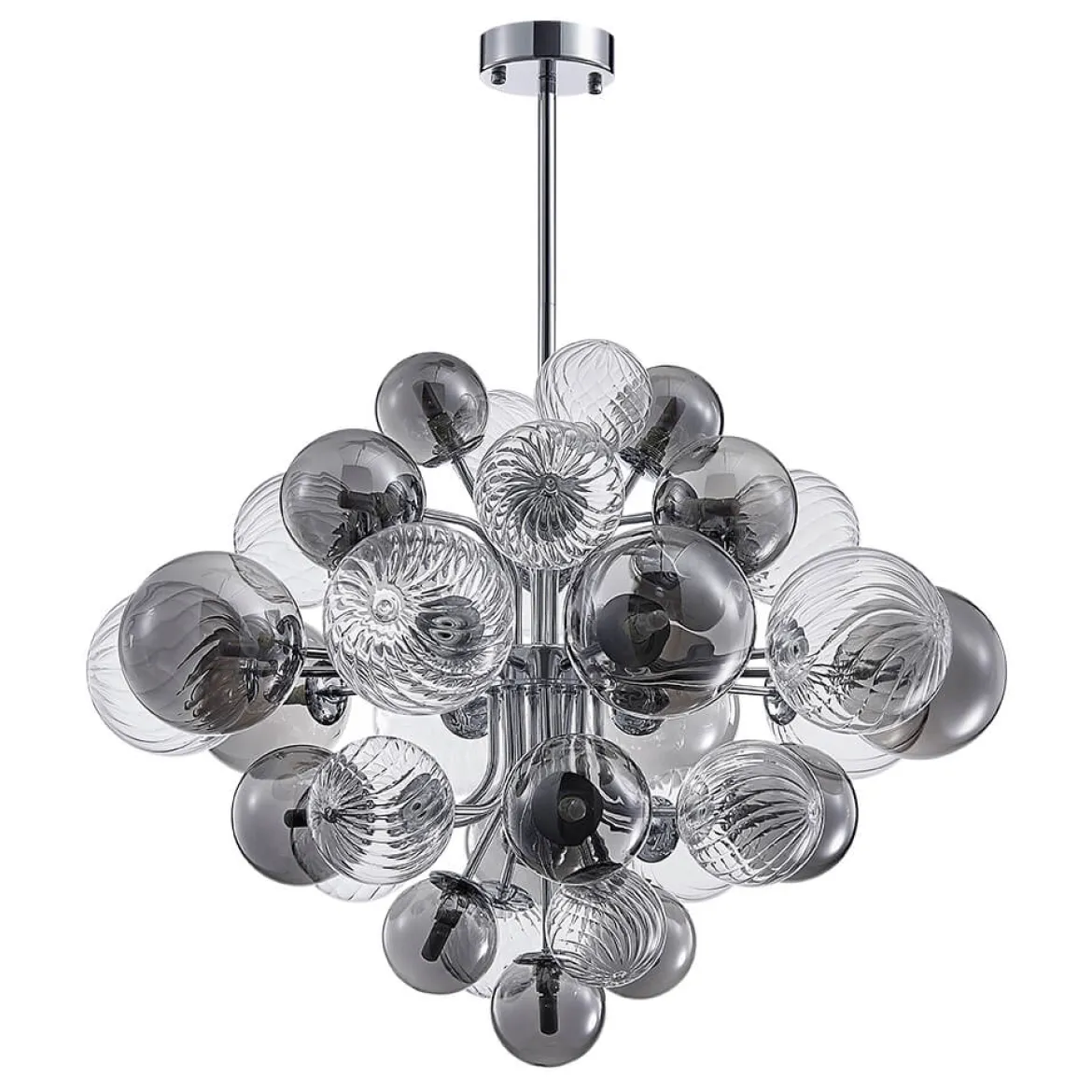 Cluster Glass Globe Bubble Chandelier 23.6"/31.5" Wide Large Chandelier