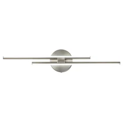 Contemporary Dimmable Linear LED Semi Flush Mount Light