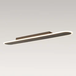 Contemporary Long Oval Warm Dimmable LED Ceiling Light