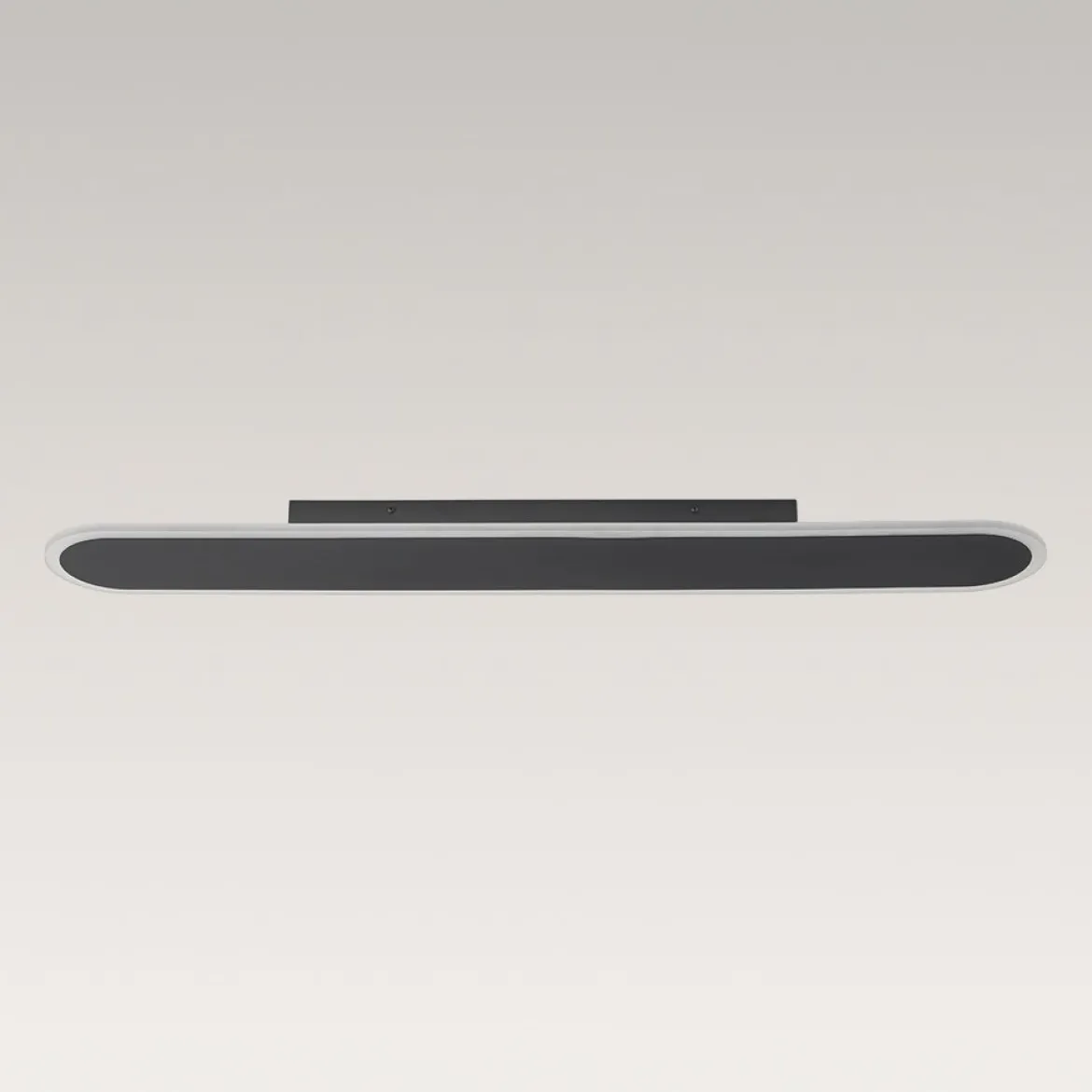Contemporary Long Oval Warm Dimmable LED Ceiling Light