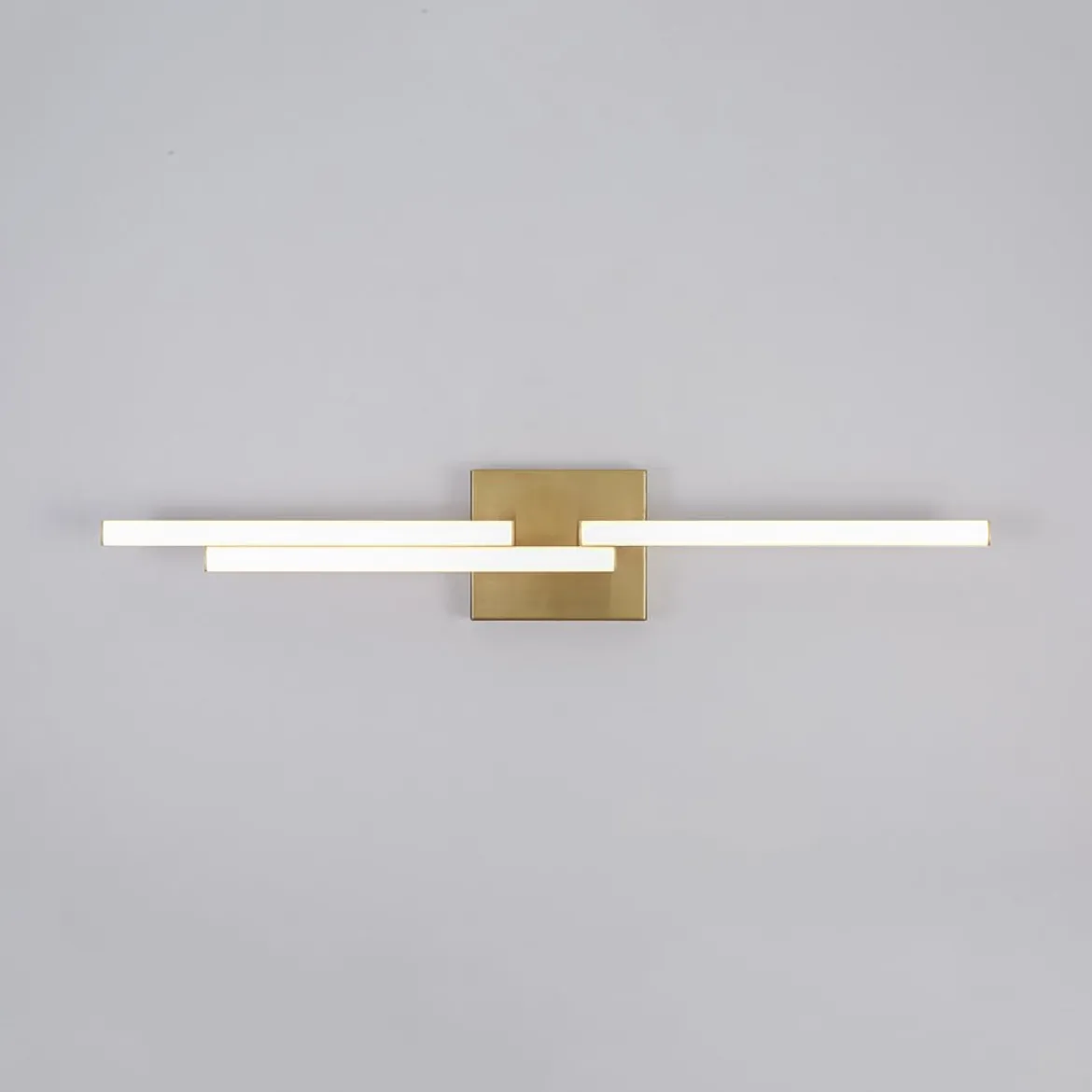 Designer 3-Light Tetris Linear Dimmable LED Vanity Wall Sconce