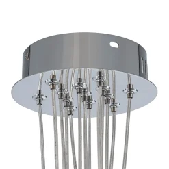 Dimmable Cluster Sculpture Texture Glass Globe Bubble Chandelier