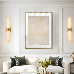 Dimmable LED Marble Tube Linear Bathroom Wall Sconce