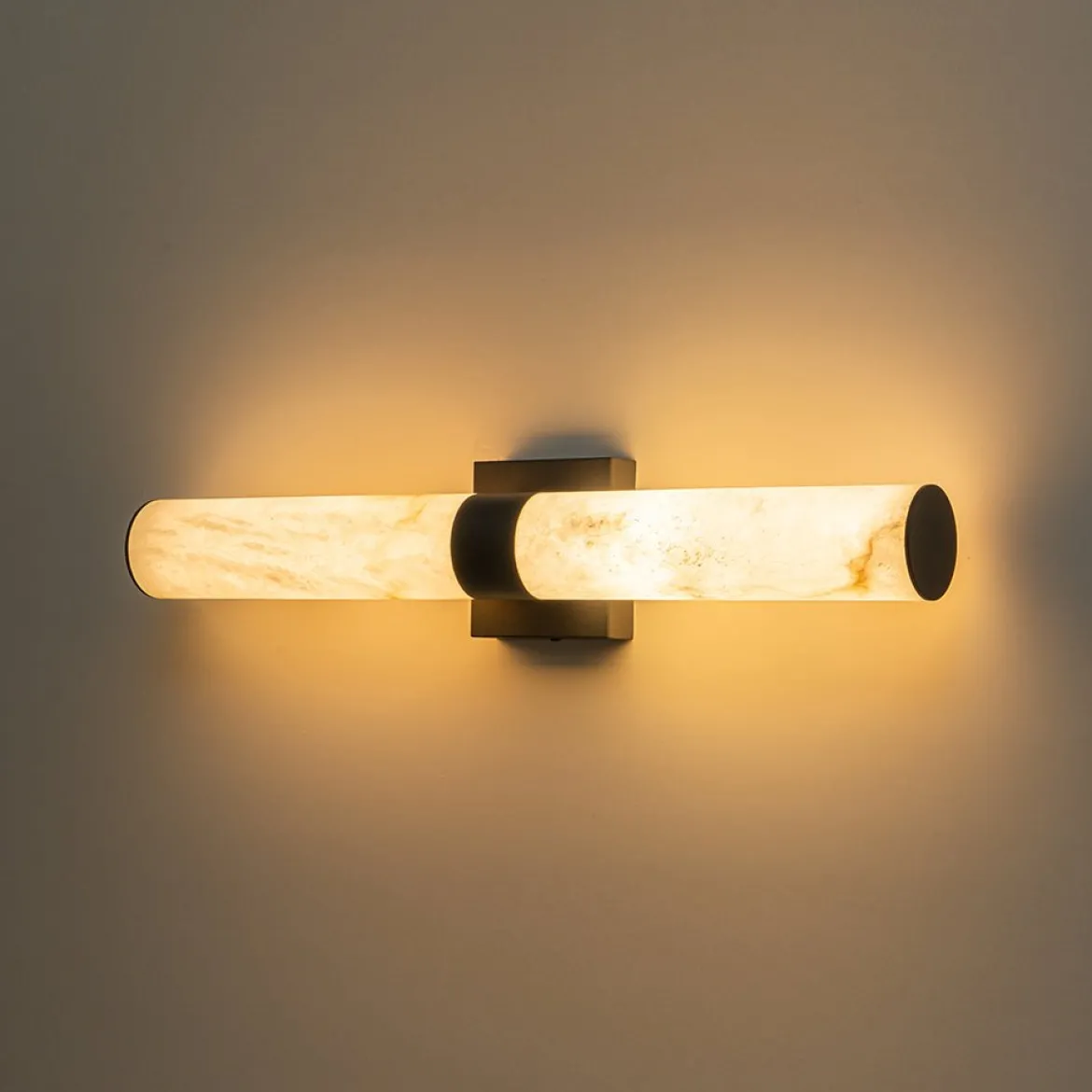 Dimmable LED Marble Tube Linear Bathroom Wall Sconce