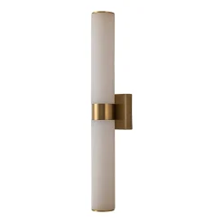 Dimmable LED Marble Tube Linear Bathroom Wall Sconce