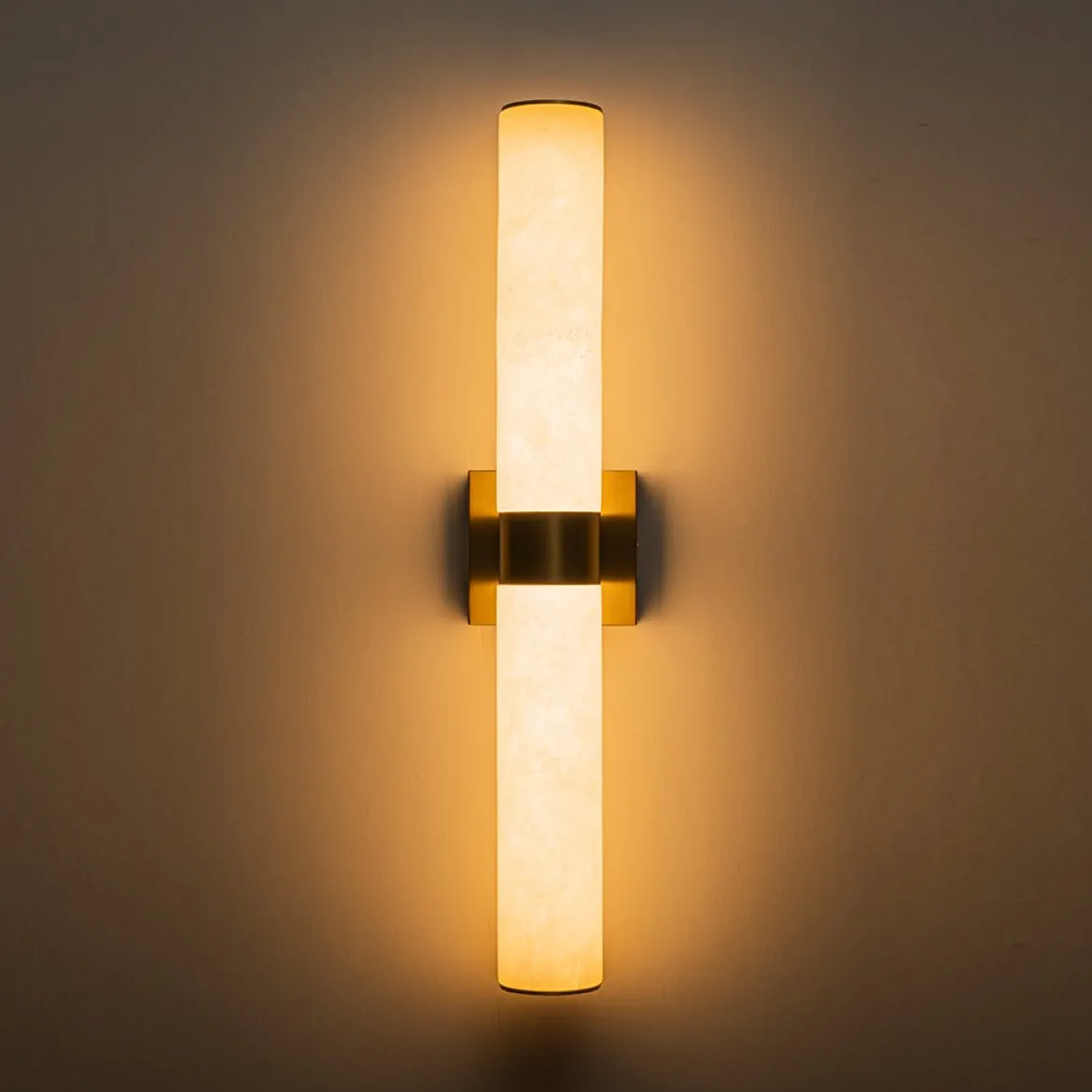 Dimmable LED Marble Tube Linear Bathroom Wall Sconce