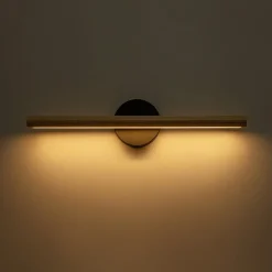 Dimmable LED Rotatable Linear Wooden Vanity Sconce Picture Light