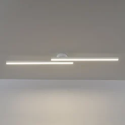 Dimmable 2-Light Long Strip Linear LED Flush Mount