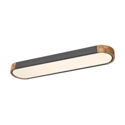 Dimmable Minimalist Long Oval Flush Mount LED Light