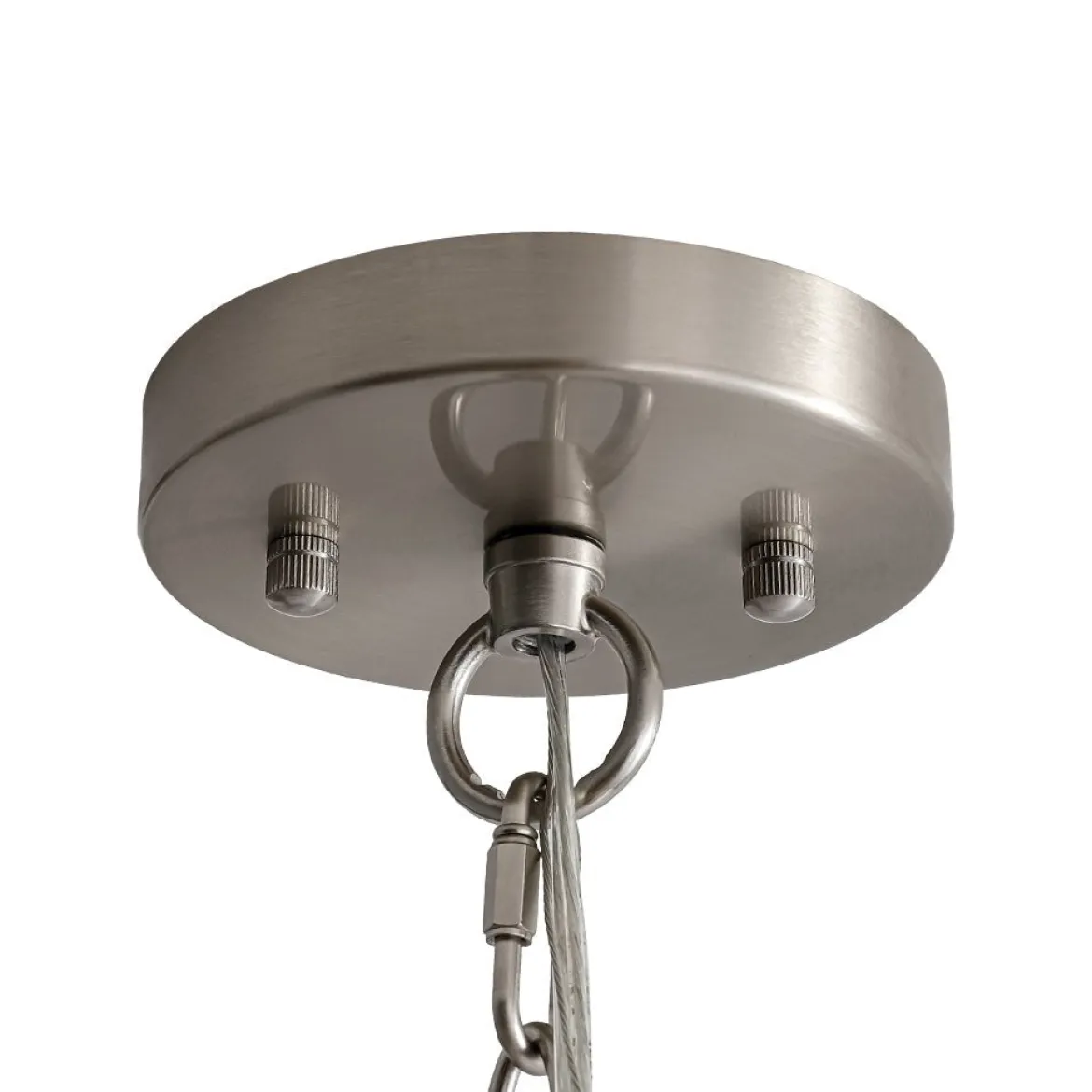 Farmhouse 1-Light Hammered Glass Bell Kitchen Pendant Light