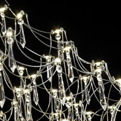 Galaxy Glam Luxury LED Starlight Crystal Chandelier