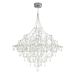 Galaxy Glam Luxury LED Starlight Crystal Chandelier