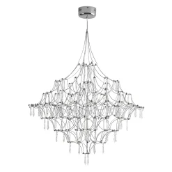 Galaxy Glam Luxury LED Starlight Crystal Chandelier
