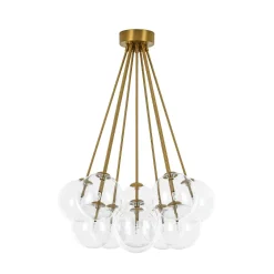Glam Bouquet Cluster Glass Globe Bubble Ceiling Chandelier