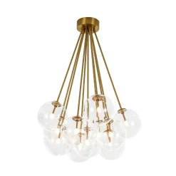 Glam Bouquet Cluster Glass Globe Bubble Ceiling Chandelier