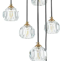 Glam 12-Light Cluster Cutting Crystal Pendant Chandelier