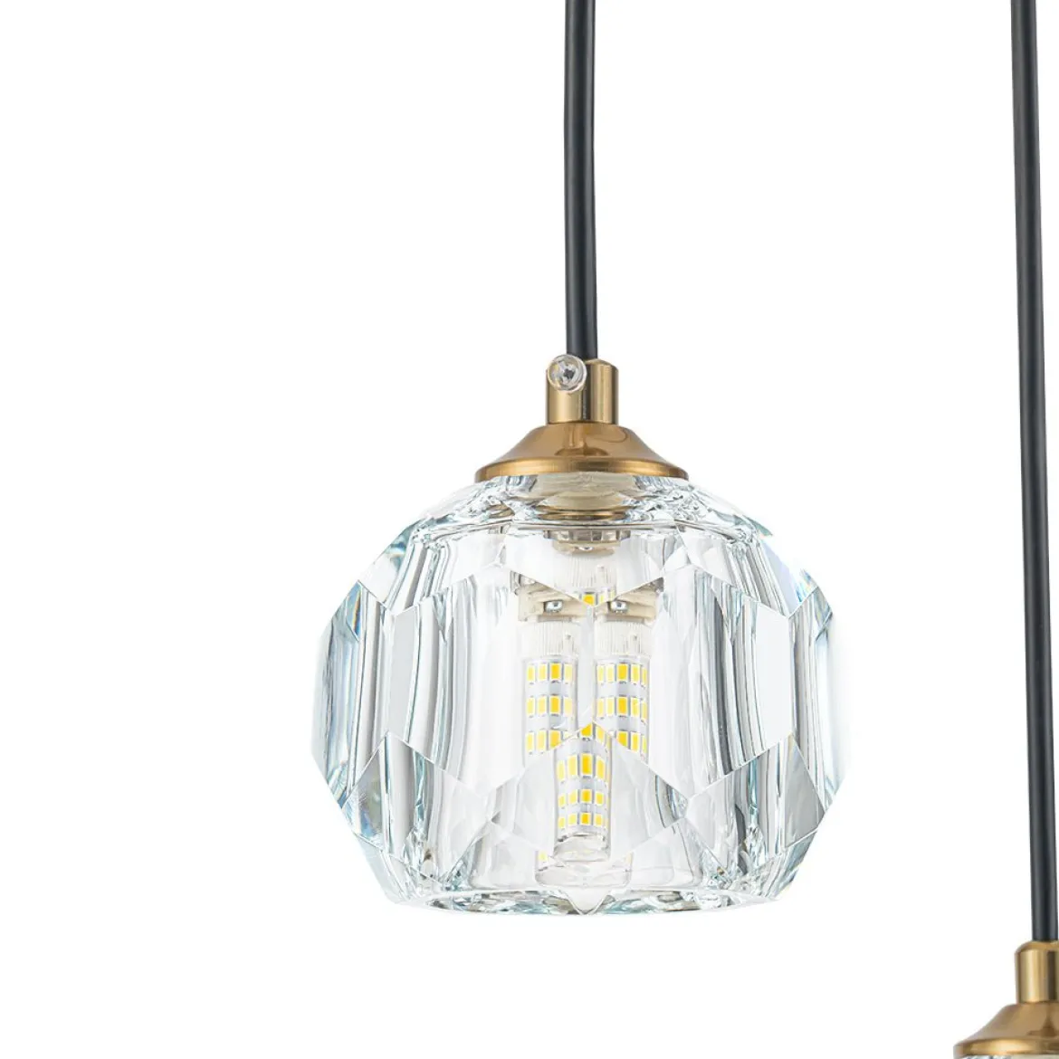 Glam 12-Light Cluster Cutting Crystal Pendant Chandelier