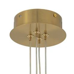 Glam Shine Opal Glass Globe Cluster Bubble Chandelier