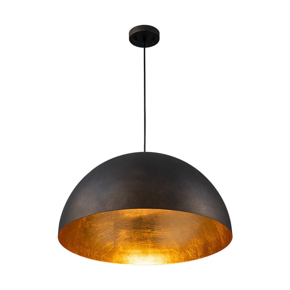 Industrial Oversized Large Metal Dome Pendant Light