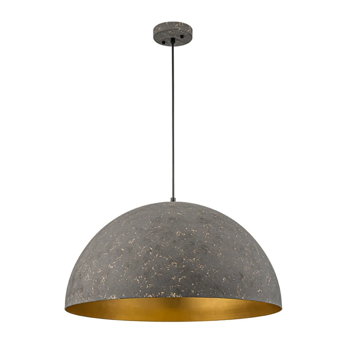 Industrial Oversized Large Metal Dome Pendant Light
