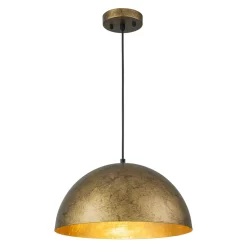 Industrial Oversized Large Metal Dome Pendant Light
