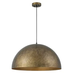 Industrial Oversized Large Metal Dome Pendant Light