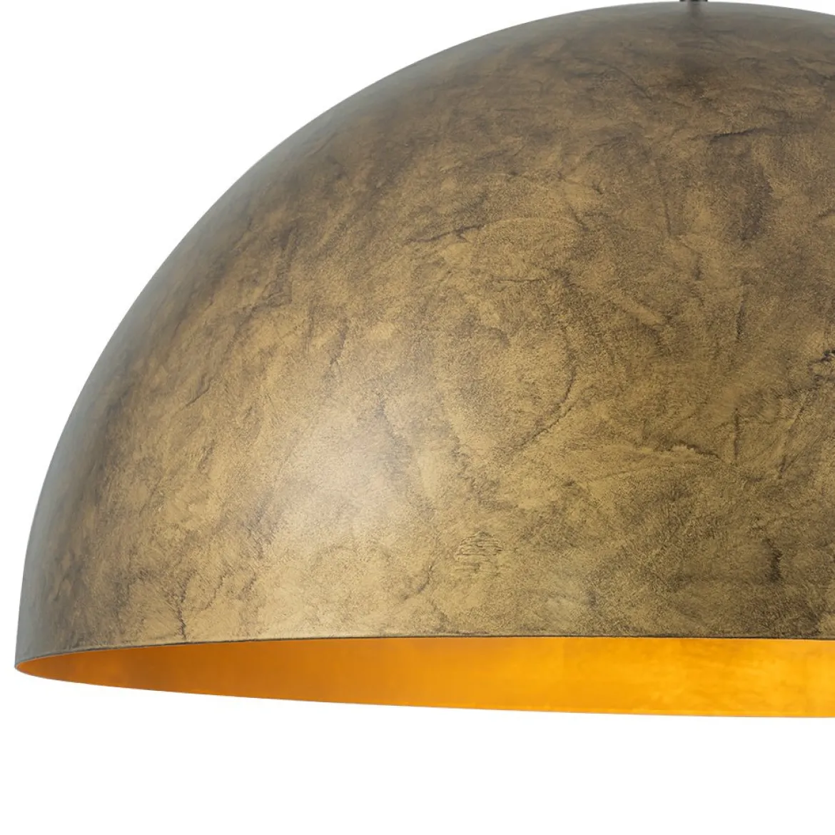 Industrial Oversized Large Metal Dome Pendant Light