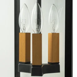 IP23 Farmhouse Square Lantern Outdoor Wall Sconce