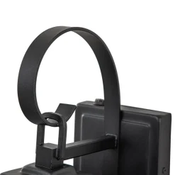 IP23 Matte Black Farmhouse 3-Light Lantern Outdoor Wall Light