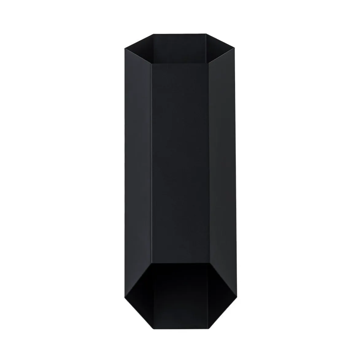 IP54 Up and Down Black Geometric Tube LED Outdoor Wall Light