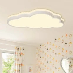 LED Cloud Light Fixture Dimmable Flush Mount for Kids