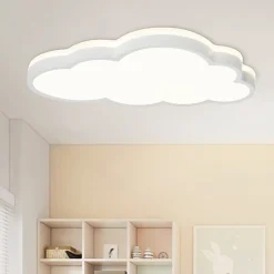LED Cloud Light Fixture Dimmable Flush Mount for Kids