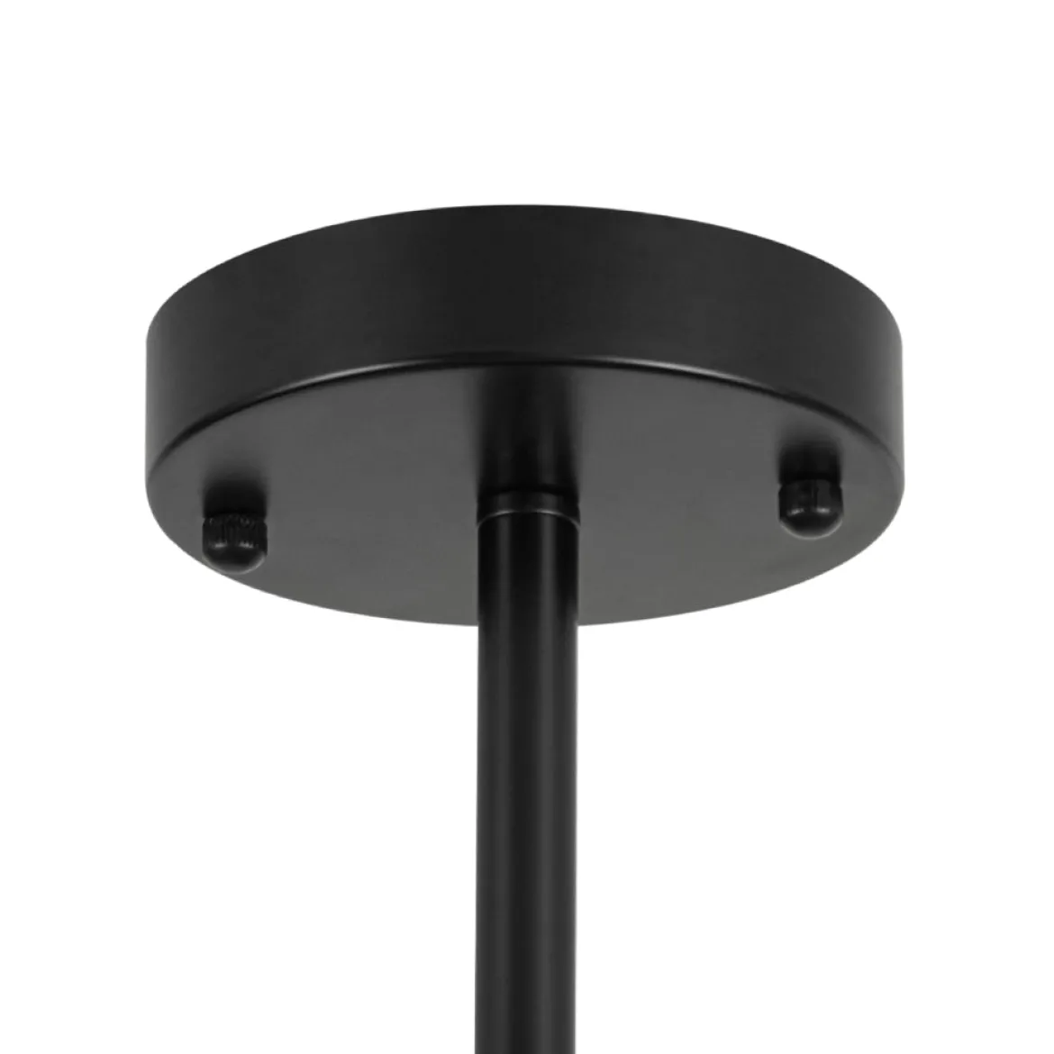 3-Light Clear Glass Globe Sputnik Semi Flush Mount