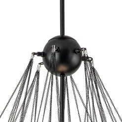 3-Light Cluster Frosted Glass Bubble Chandelier